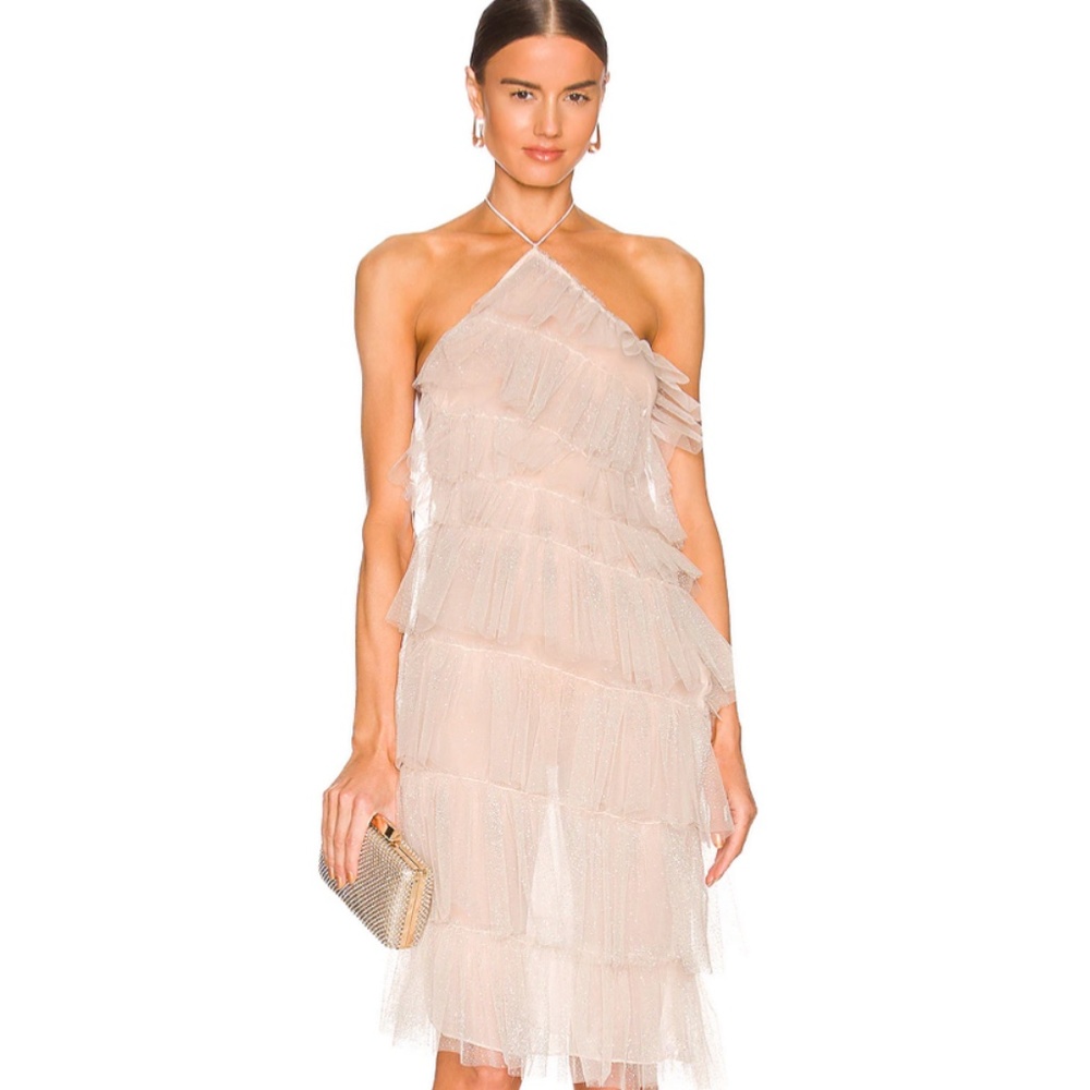 The Bar Kai Dress in Sparkle Nude